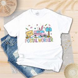 Happy Easter Day Postal Worker Shirt - Post Office Easter - Postman Easter Day - Postal Worker Easter - Mail Carrier Eas