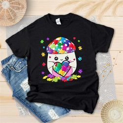 squishmallow autism shirt - autism awareness support shirt - autism heart puzzle shirt -  gift shirt for autism, puzzle