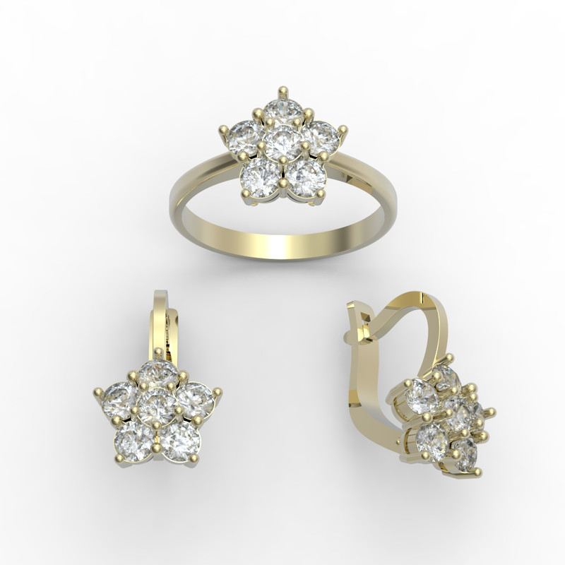 3d model of a jewelry ring and earrings with a large gemstones for printing (1).jpg