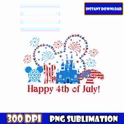disney 4th of july png bundle, mouse fourth of july sublimation, patriotic mouse and friends png, happy 4th of july