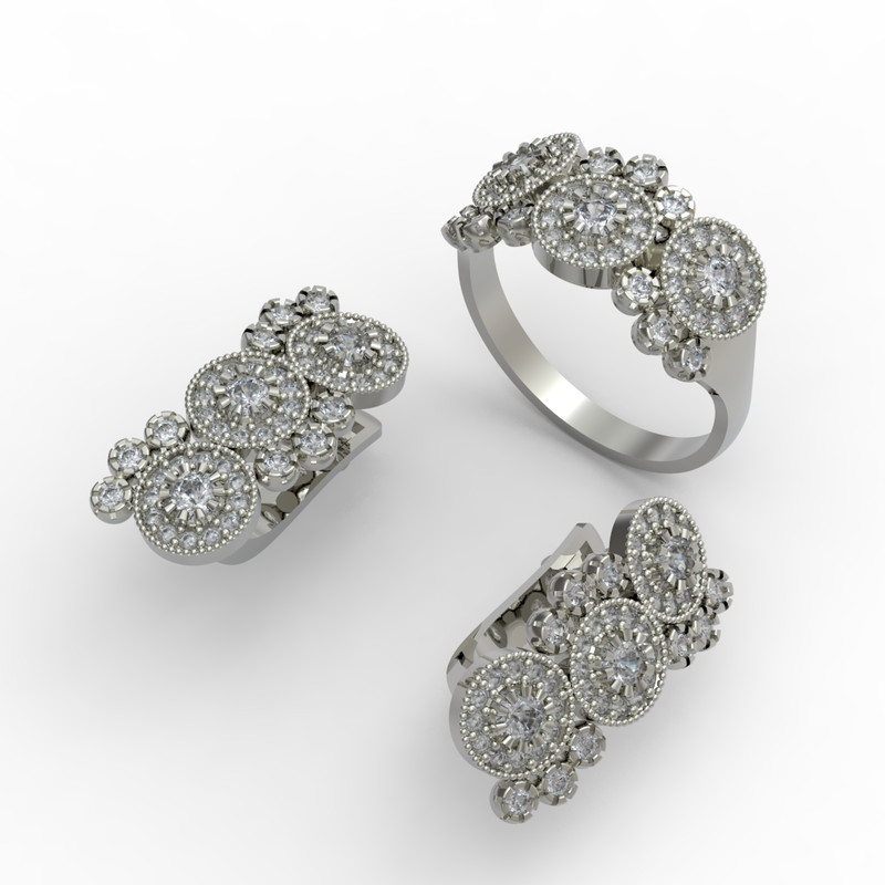 3d model of a jewelry ring and earrings with a large gemstones for printing (4).jpg