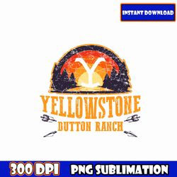 yellowstone vintage png  / png file/ instant download/ digital design/ sublimation/ western