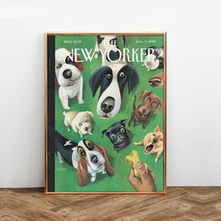 the new yorker magazine cover print august 9 2021, the new yorker poster, magazine cover, aesthetic room decor