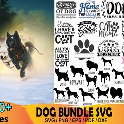200 dog bundle svg, animal svg, dog breed svg, dog quotes svg