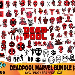 99 deadpool marvel bundle svg, deadpool svg