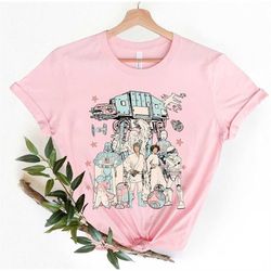 star wars vintage movie poster t-shirt, disney star wars shirt, galaxy edge shirt, star wars shirt, disney trip shirts