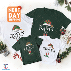 custom family matching christmas elf sweatdigital, funny christmas holiday family , mom dad baby toddler kid the el