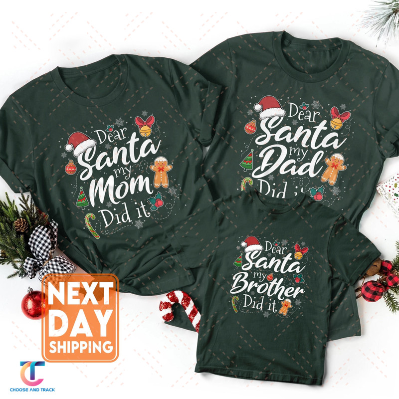 Custom Funny Family Matching Christmas Sweatshirt, Personalized Funny Christmas T-Shirts, Christmas Gifts, Christmas Tees,Matching Christmas - 1.jpg