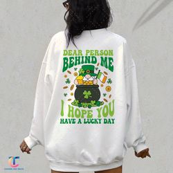 dear person behind me positive quotes aesthetic hoodie  inspirational quotes trendy crewneck sweatdigital  vsco ove
