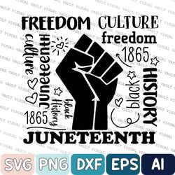 Juneteenth 1865 Svg, Black History Svg, Juneteenth Svg, Freedom Svg, Culture svg, Free-ish svg, Juneteenth