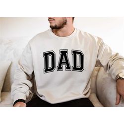 dad sweatshirt, cool dad crewneck, happy father's day, vintage style dad shirt, fatherlife shirt, funny father shirts, d