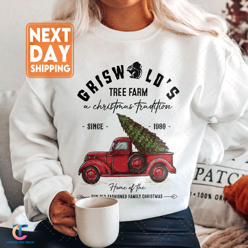 Griswold's Tree Farm Since 1989 Sweatshirt, Christmas Shirt, Christmas Sweatshirt, Christmas Family, Christmas Gift, Women's Christmas Shirt - 1.jpg