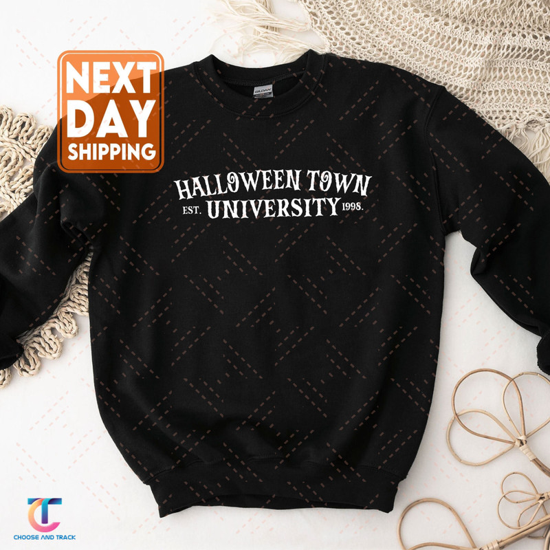 Halloweentown University Sweatshirt , Halloween Town Crewneck Sweatshirt, Halloweentown tshirt, Halloweentown University Sweater - 1.jpg