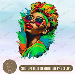 womens black queen afro melanin dripping juneteenth png, png high quality, png, digital download