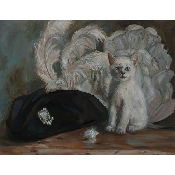 Oil painting kitten  on canvas .jpg