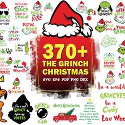 370 files the grinch svg bundle, christmas svg, grinch svg