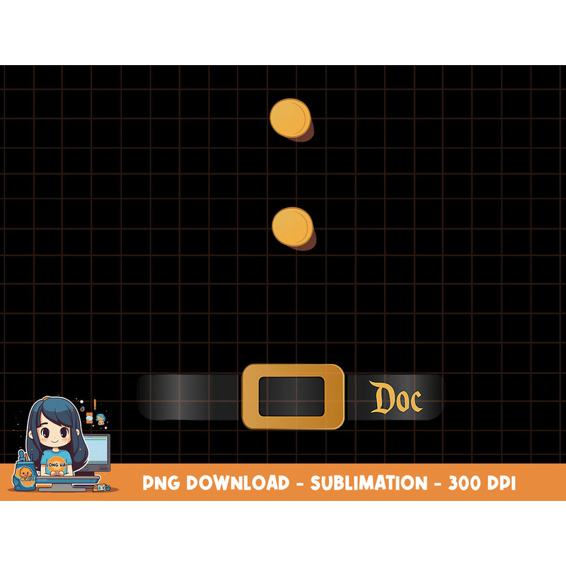 Disney Halloween Snow White & The Seven Dwarfs Doc Costume png, sublimation, digital print.jpg