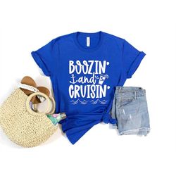 Boozin Cruisin Shirt, Cruise Shirt, Funny Cruise Shirt, Family Cruise Shirt, Cruise Drinking Tee, Family Trip Shirt, Vac