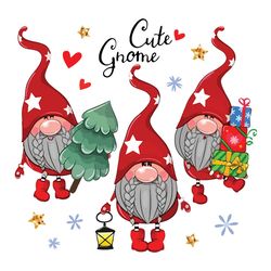 christmas gnomes on a white christmas, christmas svg, christmas svg , silhouette svg fies