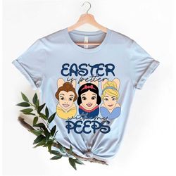 disney princess easter shirt,chilling with my peeps shirt, cute easter shirt, gift for easter day, peeps easter shirt, d