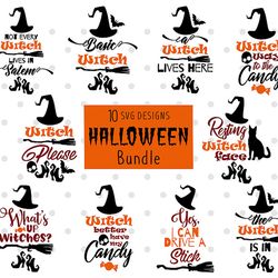 halloween svg bundle, halloween svg, witches hat svg, witch svg, halloween skull svg, halloween sublimation designs, hal