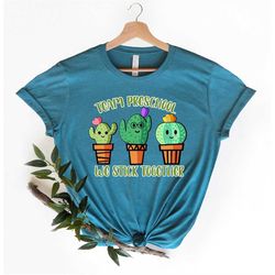 team preschool we stick together shirt,preschool cactus gang shirt,2022 happy first day of school,back to school outfit,