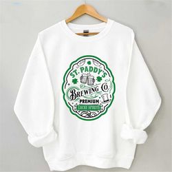 st. patrick's sweat, brewing co sweat, lucky spirits shirt, irish day shirt, beer shirt, drinking shirt, beer sweatshirt