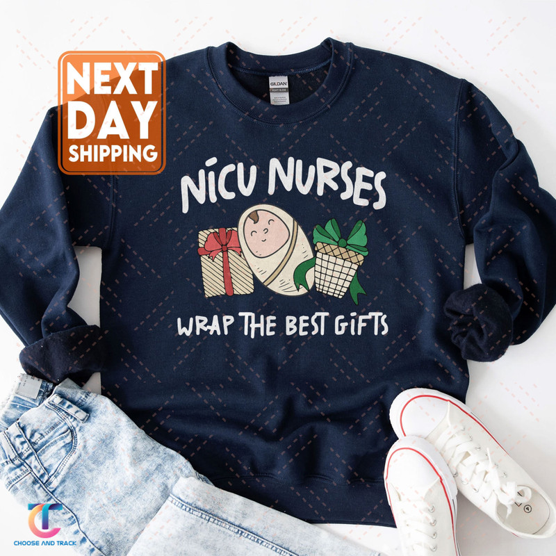 Nicu Nurse Christmas Sweatshirt, Nicu Nurse T-shirt, Nurse Life Christmas Shirt, Christmas Er Nurse Crewneck Hoodie - 1.jpg