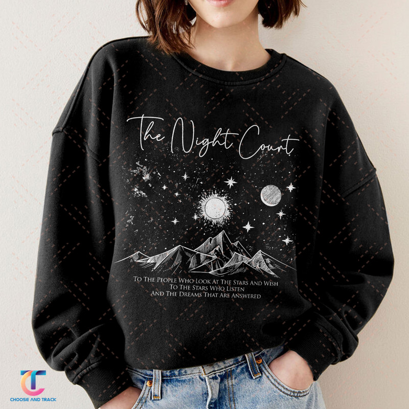 Night Court Symbol Sweatshirt, ACOTAR Velaris Shirt, SJM Merch Shirt, To the Stars Who Listen Shirt, Acotar Merch - 1.jpg