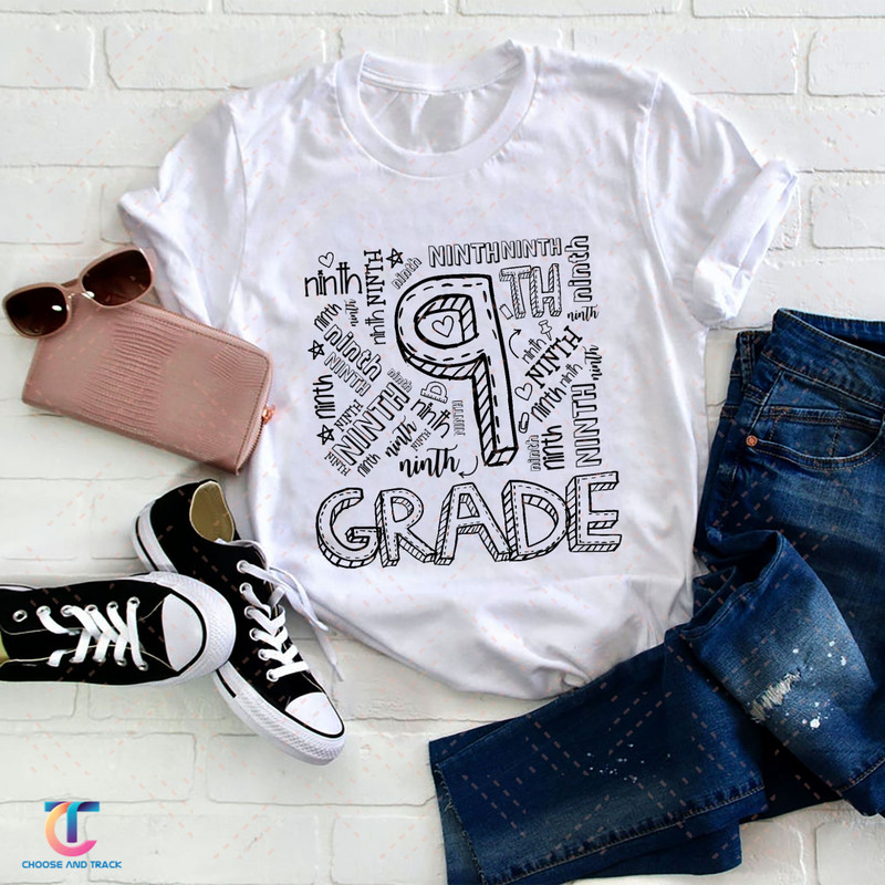 Ninth Grade Teacher, Teacher Grade Gift, 9th Grade Shirt, ninth Grade Shirt, 9th Grade Team Shirt, 9th Grade Grad Gift, Teacher Squad Shirts - 1.jpg