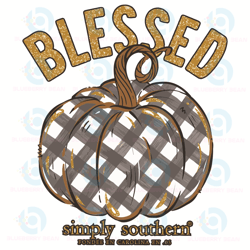 blessed simply southern svg, thanksgiving svg, blessed svg, blessed simply southern svg, pumpkin blessed svg, thank