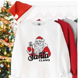 christmas santa sweatshirt, retro santa shirt, gift for christmas, retro christmas shirt, christmas shirt for women, san