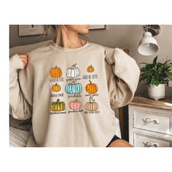 pumpkin variety shirt, pumpkins shirt, thanksgiving shirt, thanksgiving food shirt, halloween shirt, holiday family grou