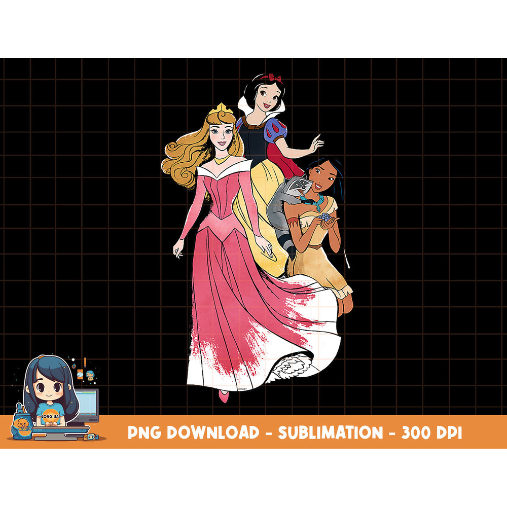 Disney Princess Aurora Pocahontas Snow White png, sublimation, digital print.jpg