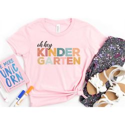 kindergarten shirt, preschool shirt, back to school shirt, first day of school shirt, hello kindergarten teacher, teache