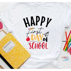 First Day of School tshirt, School Shirts - 1st Day of School Shirt, back to school tee for kids, kids back to school ts
