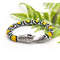 Eye-catching seed bead bracelet - ouroboros design
