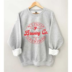 brewing co shirt, cupid's sweatshirt, valentine's day shirt, valentine gift, eros shirt, girlfriend shirt, retro valenti
