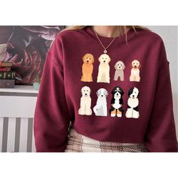 doodle poodle dog theme shirt, cottagecore shirt, poodle dog shirt, cottage core, aesthetic shirt, teacher shirt, birthd