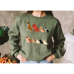 short muzzle dogs shirt, cottagecore shirt, doodle dog shirt, dog theme shirt, cottage core