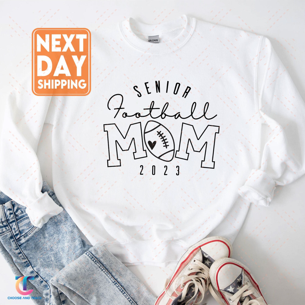 Senior Football Mom Sweatshirt, Football Mom Shirt, Game Day Sweatshirt, Football Mom Jersey, Mom Sweatshirt, Senior Football - 1.jpg