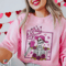 Skeleton Valentine's Day Sweatshirt, Funny Skeleton Valentines Day Shirt, Howdy Valentine Skeleton, Latte Valentine Shirt - 1.jpg