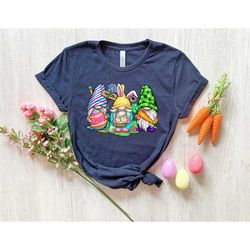 easter gnomes shirt,easter shirt,easter bunny shirt,kids easter, easter family shirt,gnomes shirt,easter day shirt,happy