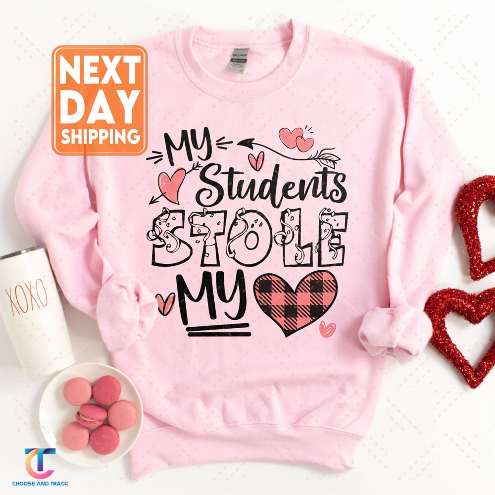 Teacher Sweatshirt,Valentines Day T-shirt Teachers,Cute Valentine Shirt,Valentines Day Gift,Teacher Gift, Teacher's Valentine's Day Shirt - 1.jpg