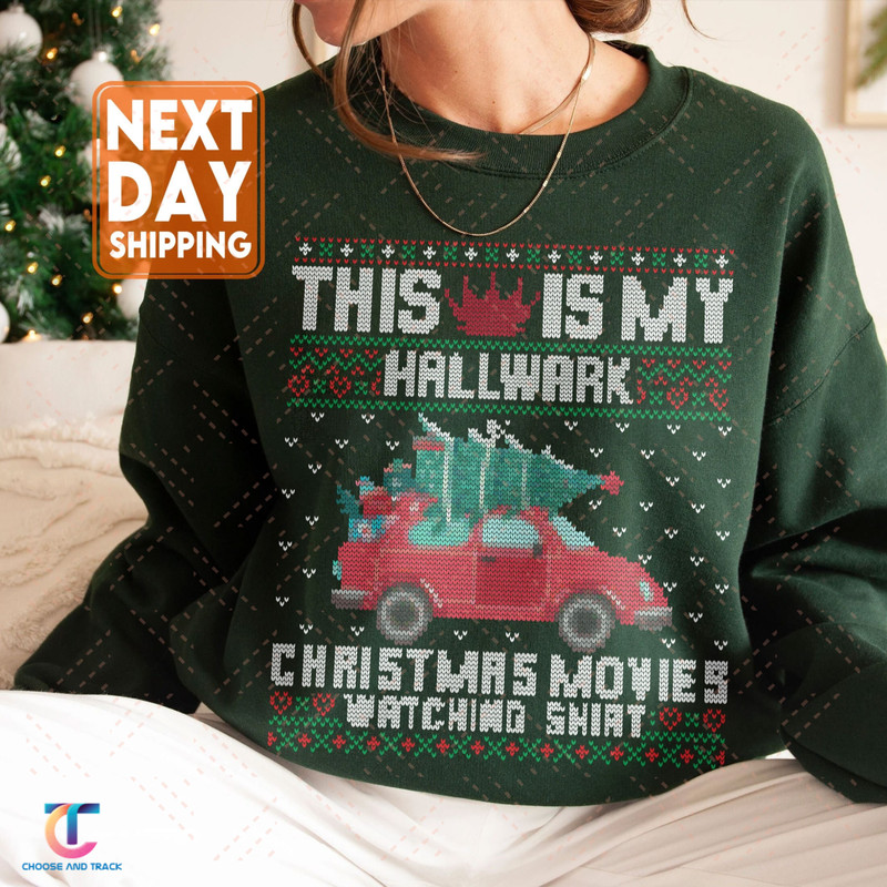 This Is My Movie Watching Sweatshirts, Christmas Party Outfit,Holiday Gifts,Funny Christmas Sweater,Ugly Sweater,Holiday Sweatshirt - 1.jpg