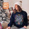 Too Hot For Ugly Christmas Sweatshirt, Funny Xmas Hoodie, Christmas Pajamas Costume Outfit - 1.jpg