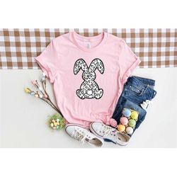 leopard easter bunny shirt,christian easter shirt,gift for easter shirt,happy easter shirt,woman easter shirt,girl easte