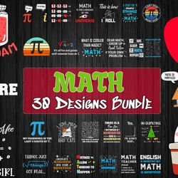 designs math bundle svg, math svg, math lover, math nerd svg