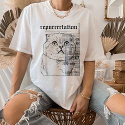 reputation cat shirt, rep shirt, swiftie shirt, eras tour gift, taylor swift shirt, taylor version