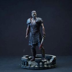 for Russell Crowe fans 3D sculpture, Gladiator Maximus figure handpaint high detail